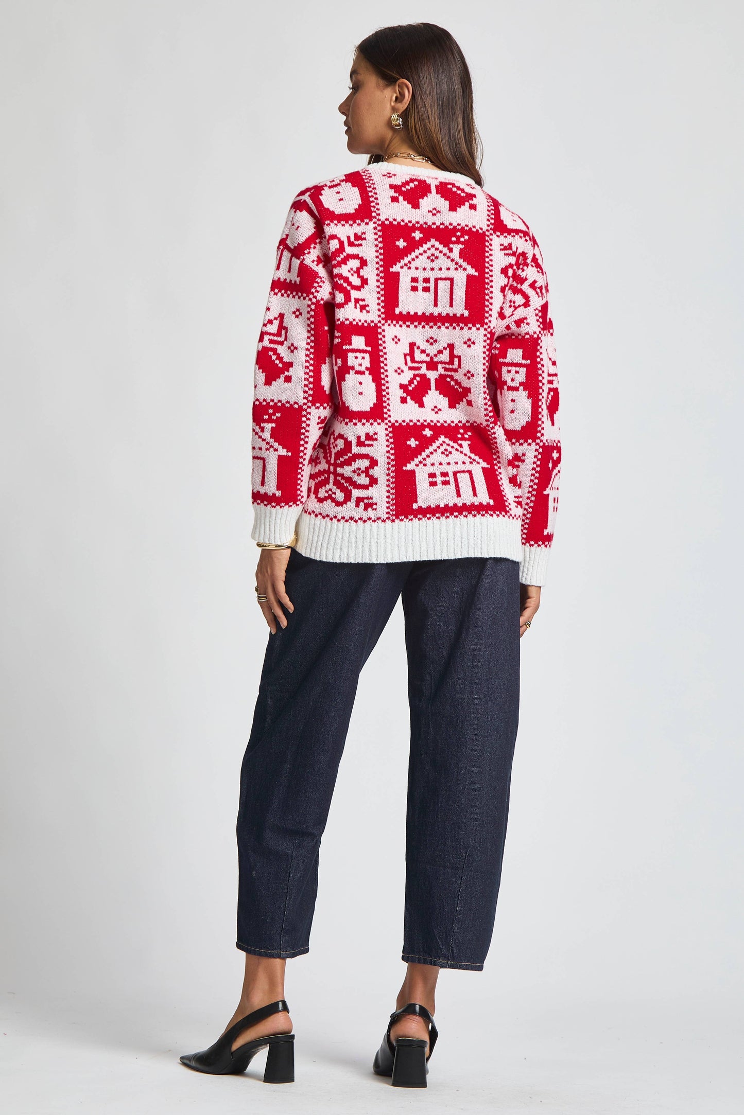 Checkered Christmas Sweater