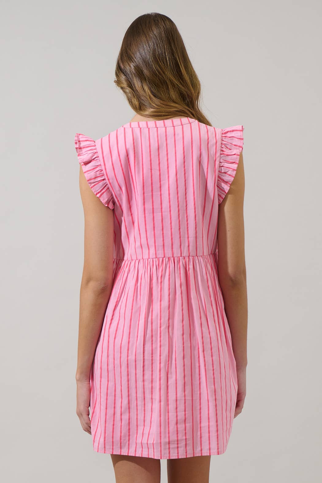 The Kass Ruffle Mini Dress