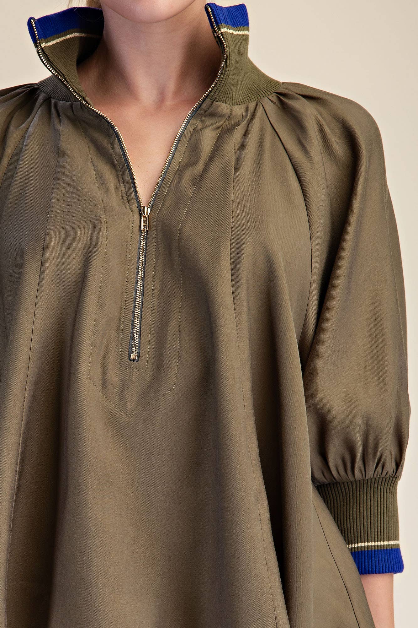 The Willow Blouse: Olive
