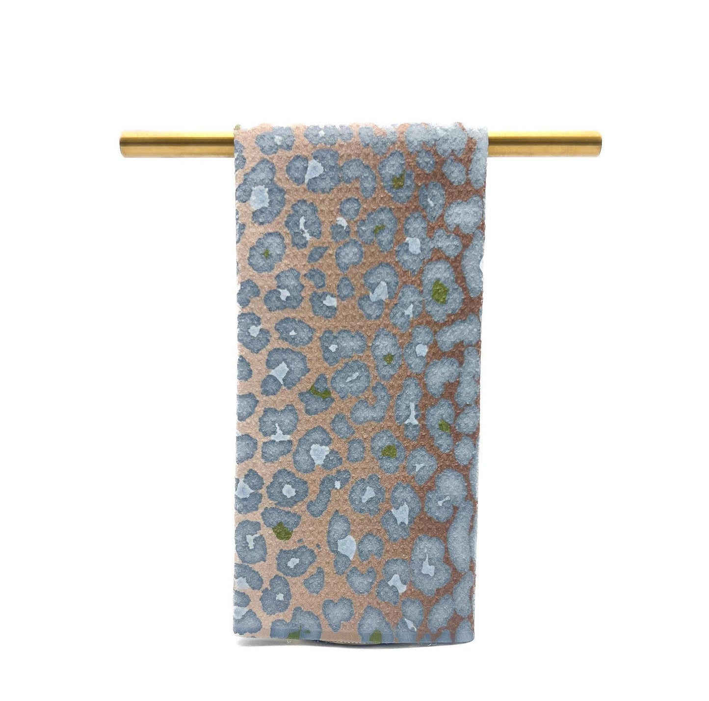 Blue Leopard Tea Towel