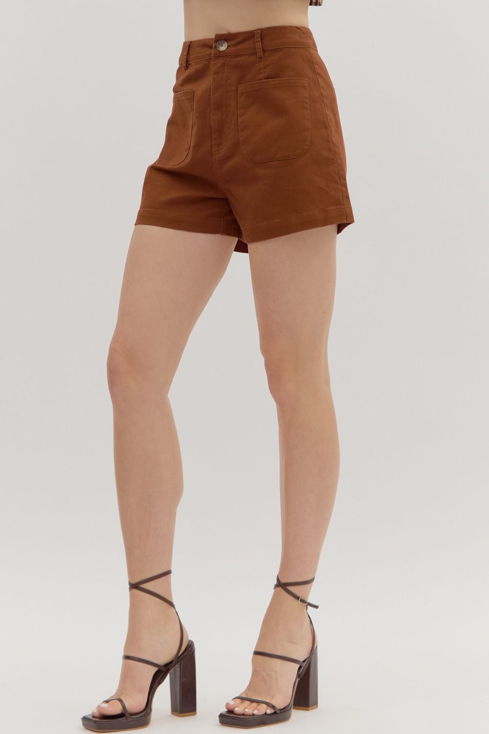 The Lauren Shorts - Chestnut