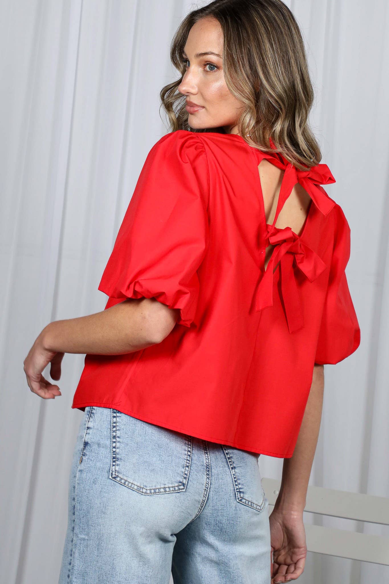 Bow Back Top