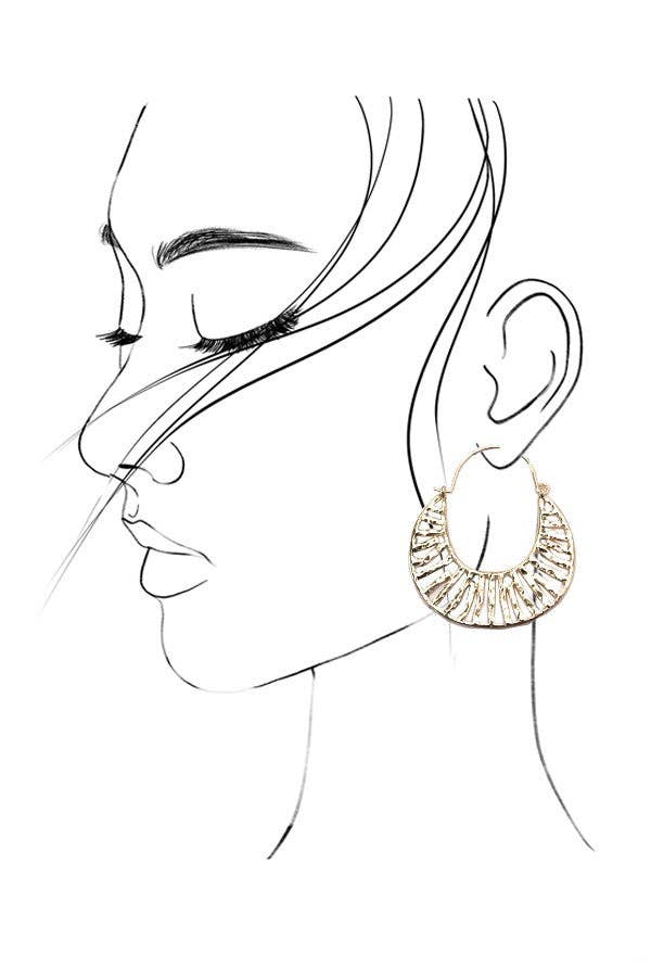 Crescent Drop Earrings