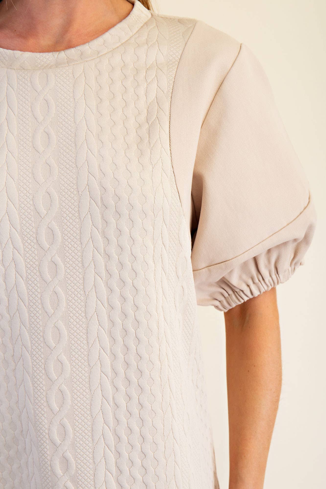 The Lilly Top - Taupe