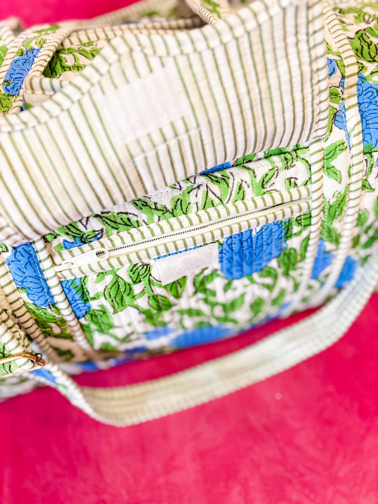 Charleston Large Scalloped Quilted Duffle Bag