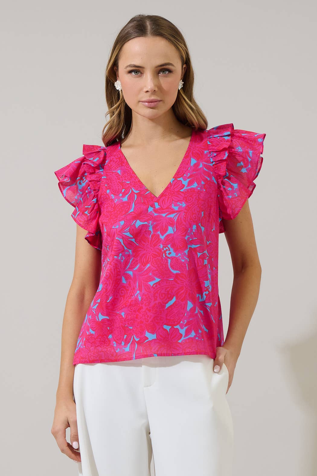 The Claire Ruffle Top