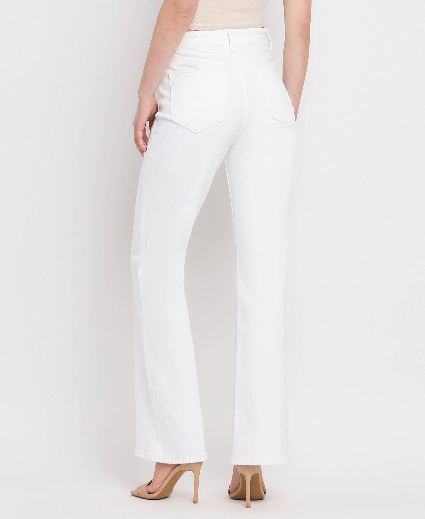 White Flare Jeans