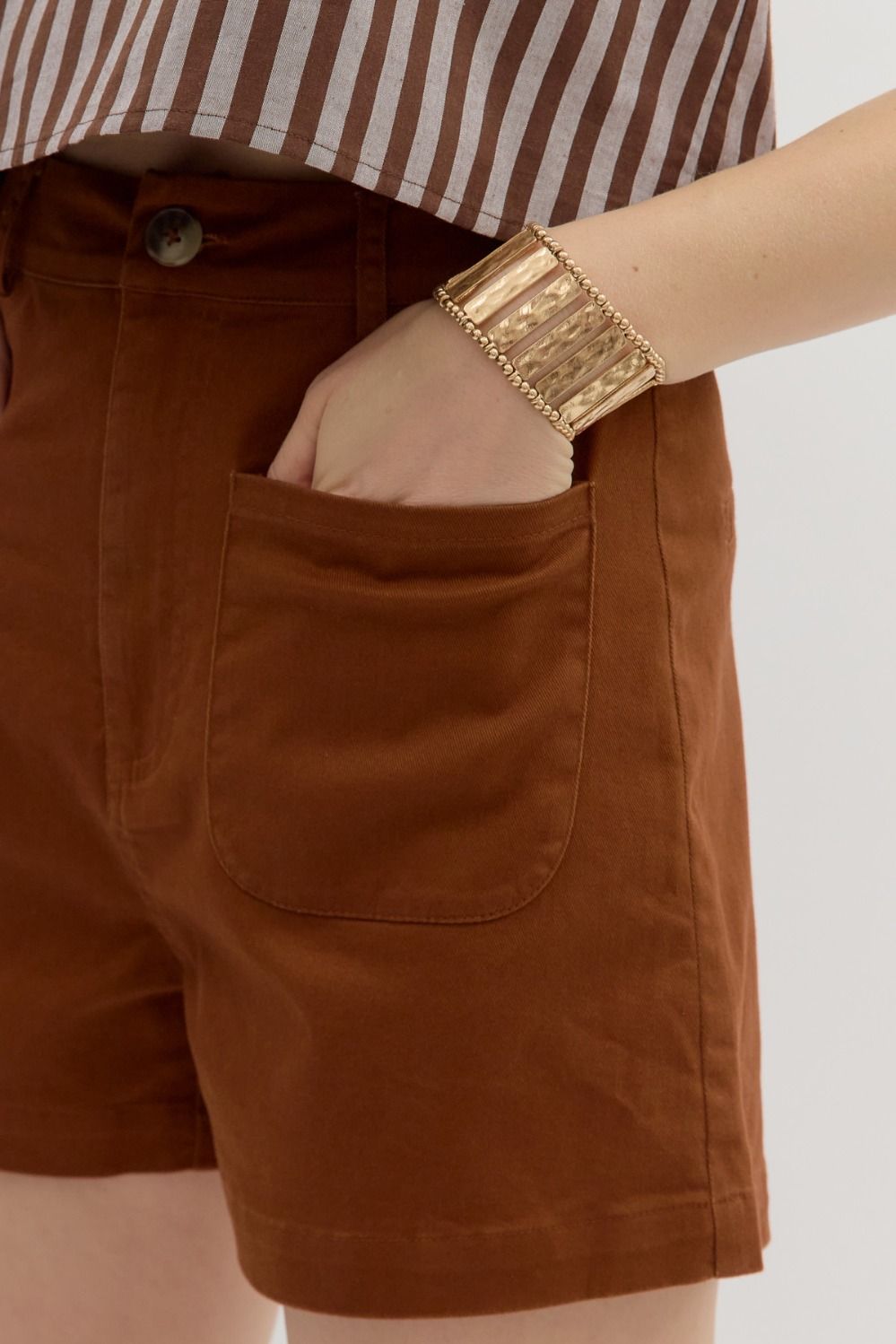 The Lauren Shorts - Chestnut