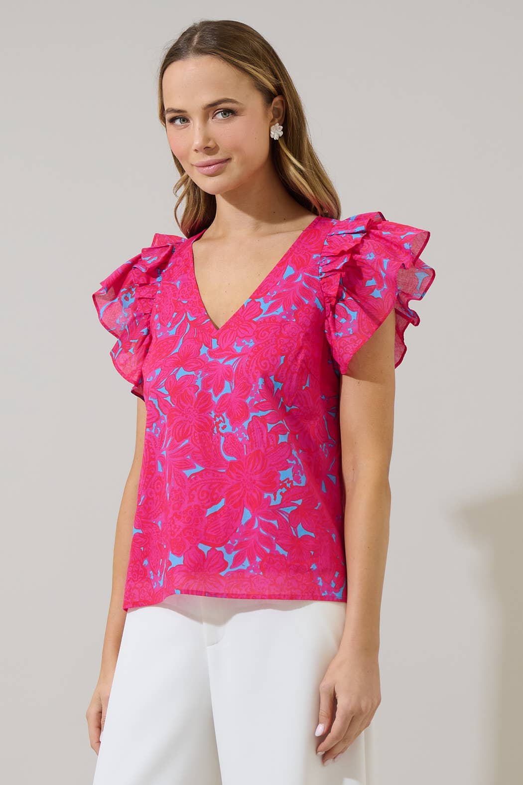 The Claire Ruffle Top