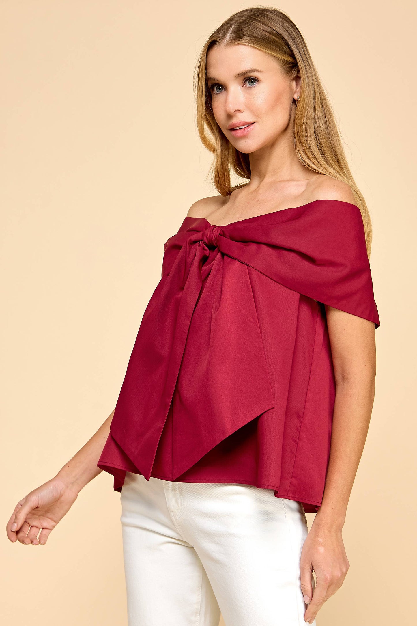 The Bow Top - Crimson