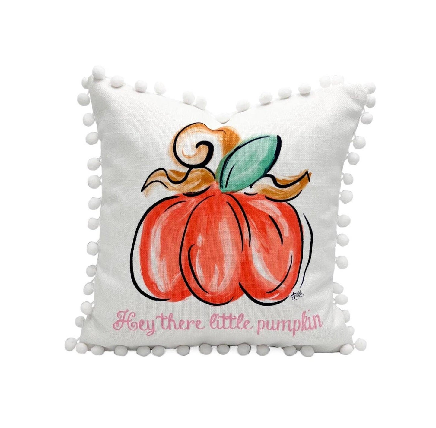 Pink Little Pumpkin Pillow