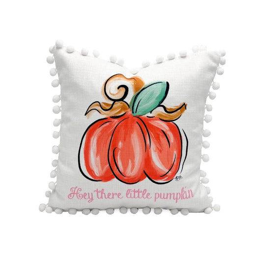 Pink Little Pumpkin Pillow