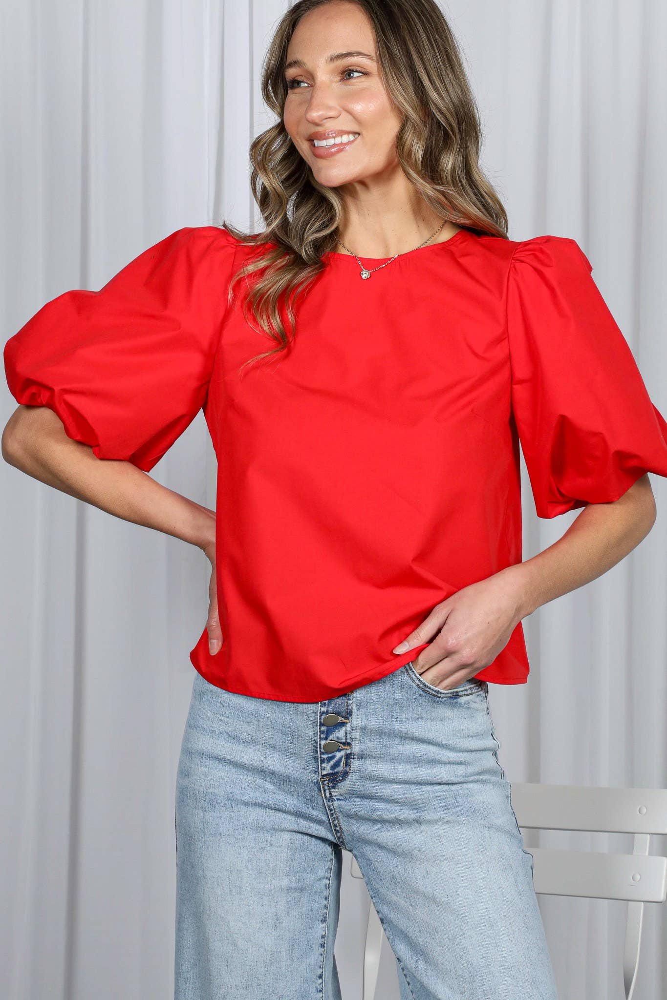 Bow Back Top