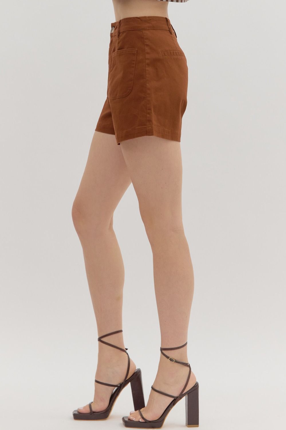 The Lauren Shorts - Chestnut