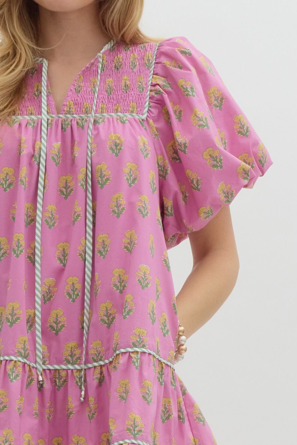 The Lavada Dress - Pink