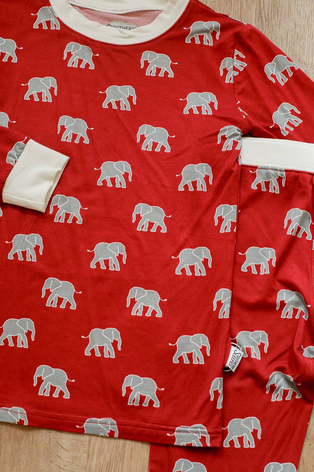 Elephant 2 Piece Bamboo PJs