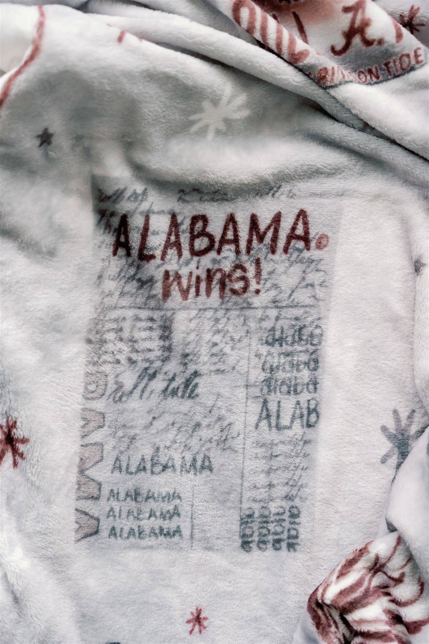 University of Alabama Fleece Blanket