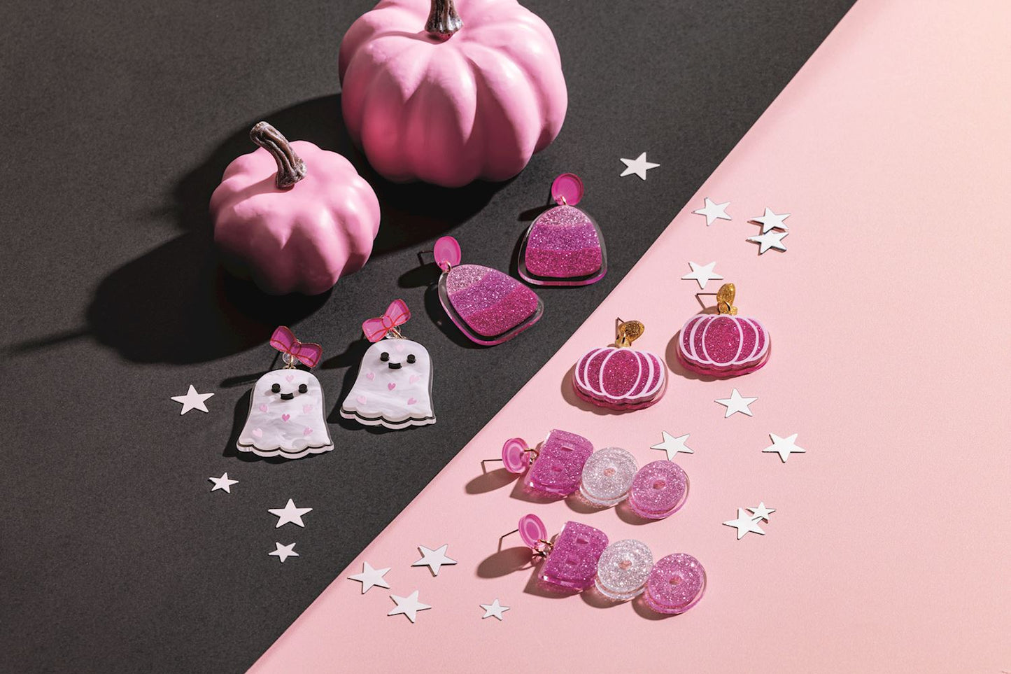 Candy Corn Earrings