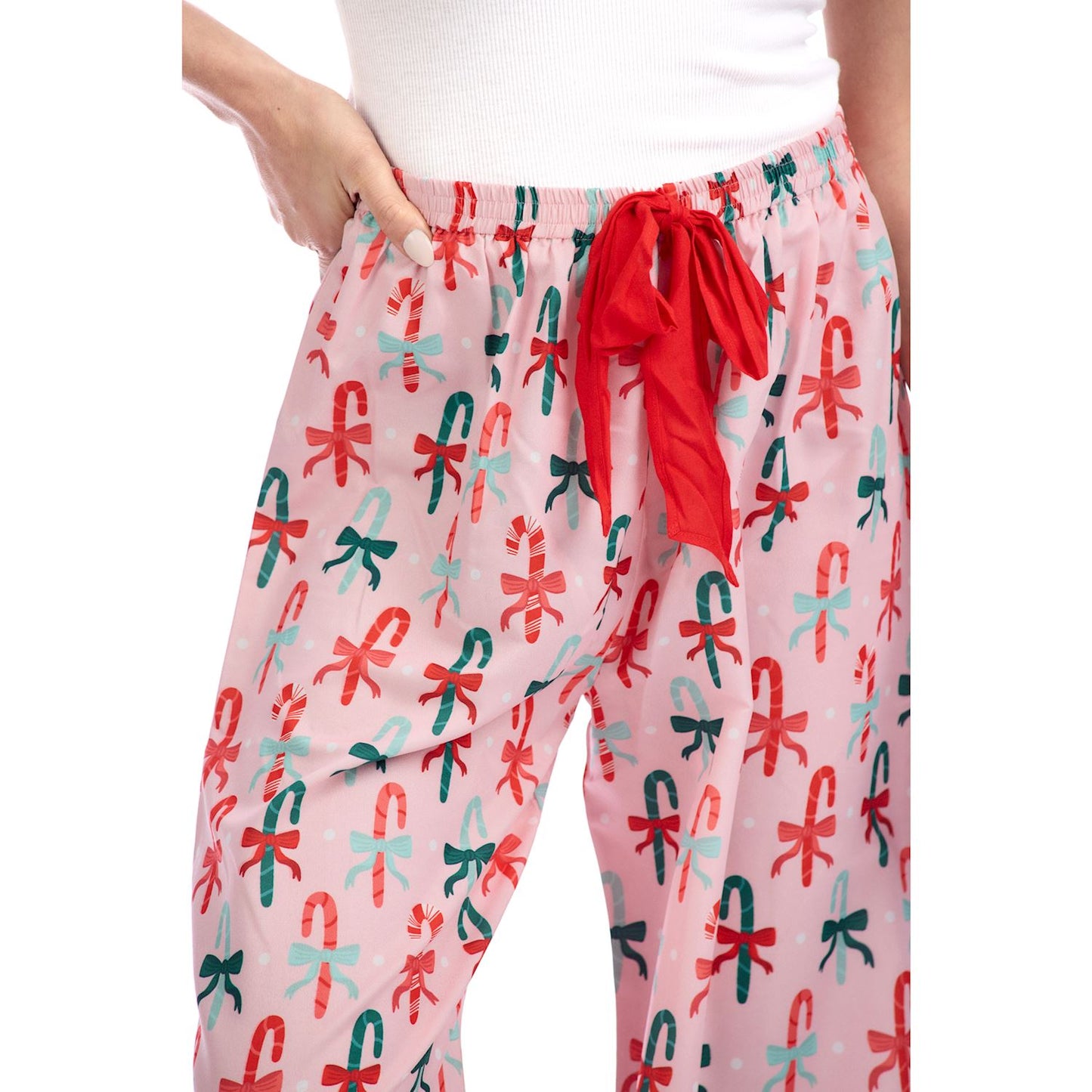 Candy Cane Holiday Pajama Pants
