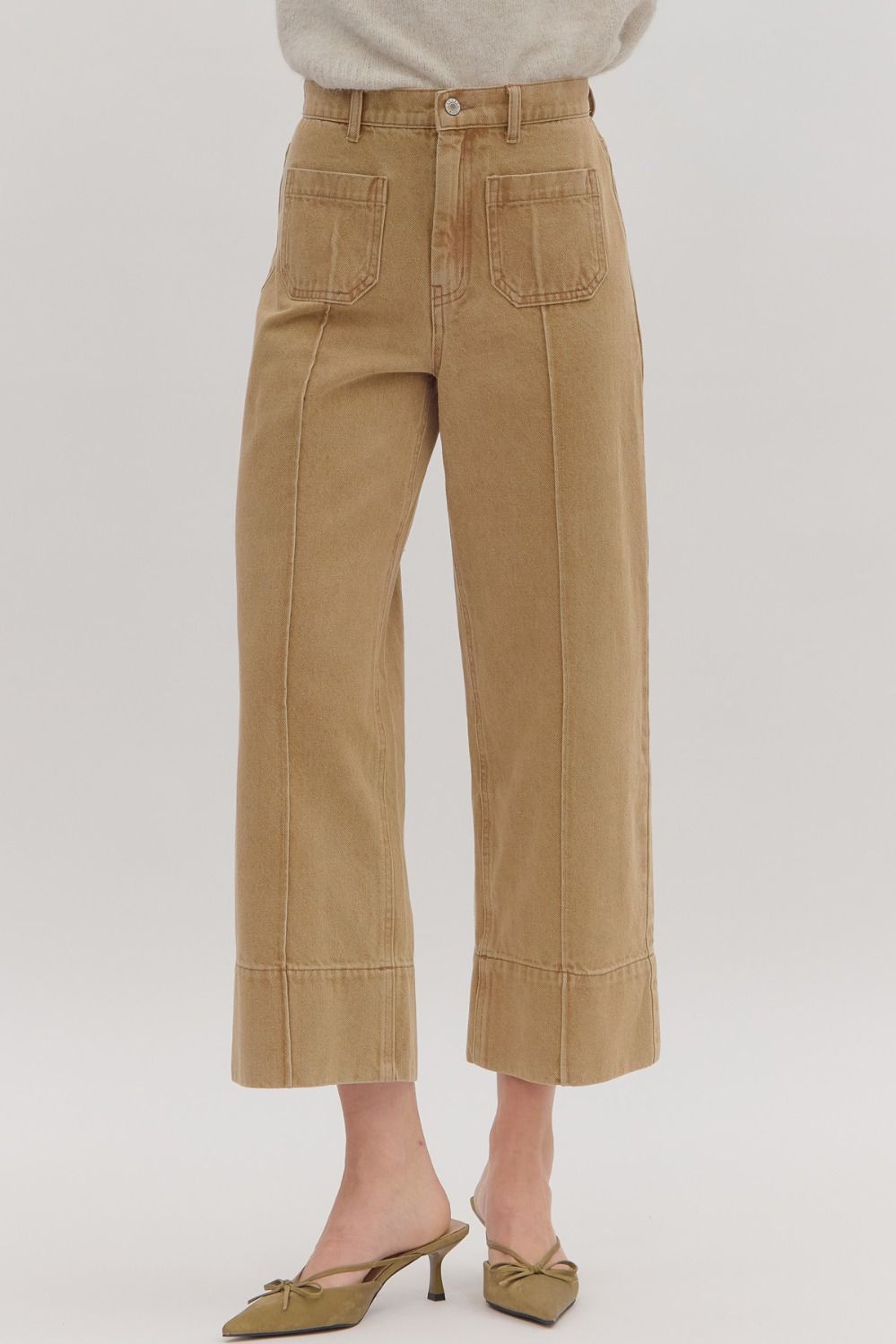Perfect Fall Jeans - Camel