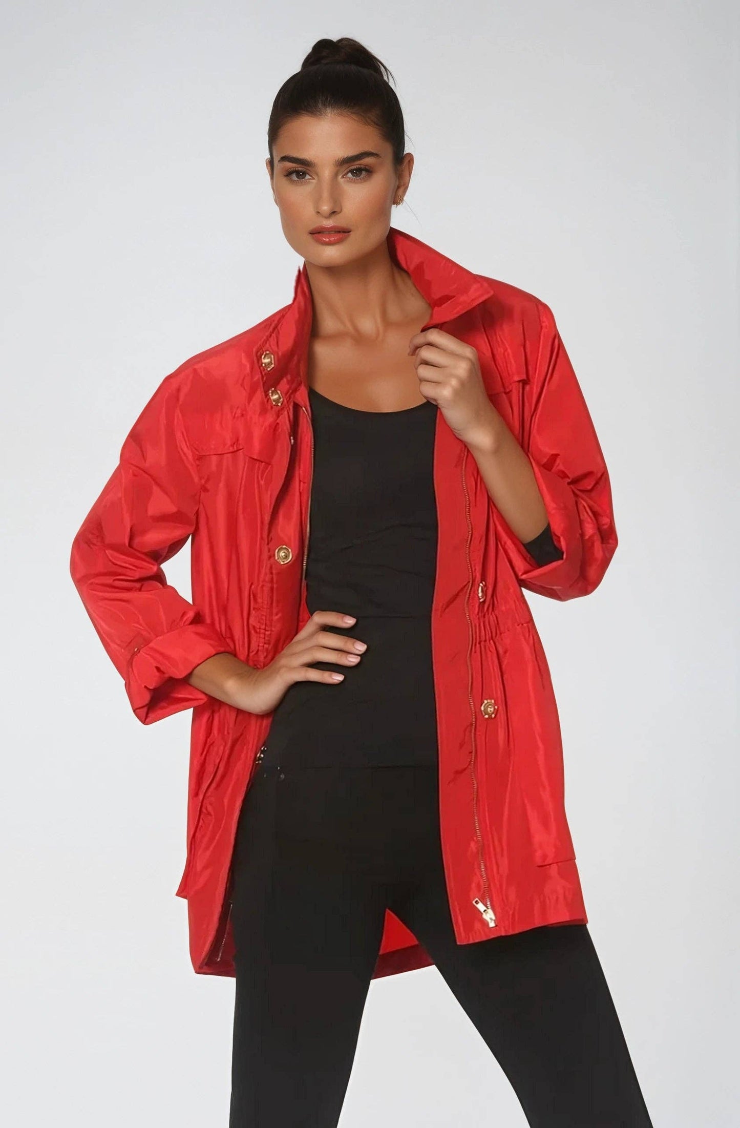 Ciao Milano Waterproof Raincoat - Red