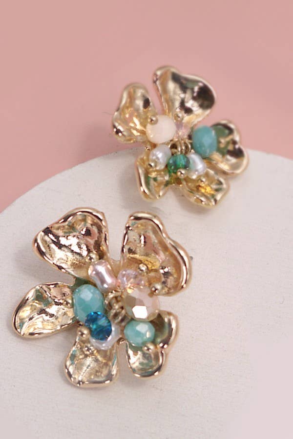 Flower Bead Earrings