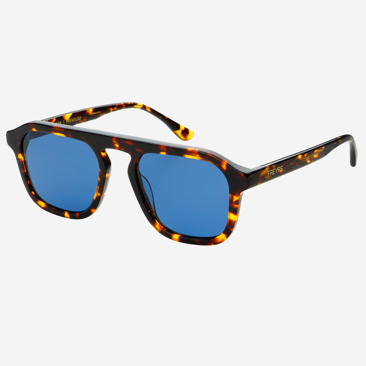 Addison Acetate Unisex Aviator Sunglasses : Tortoise / Gray