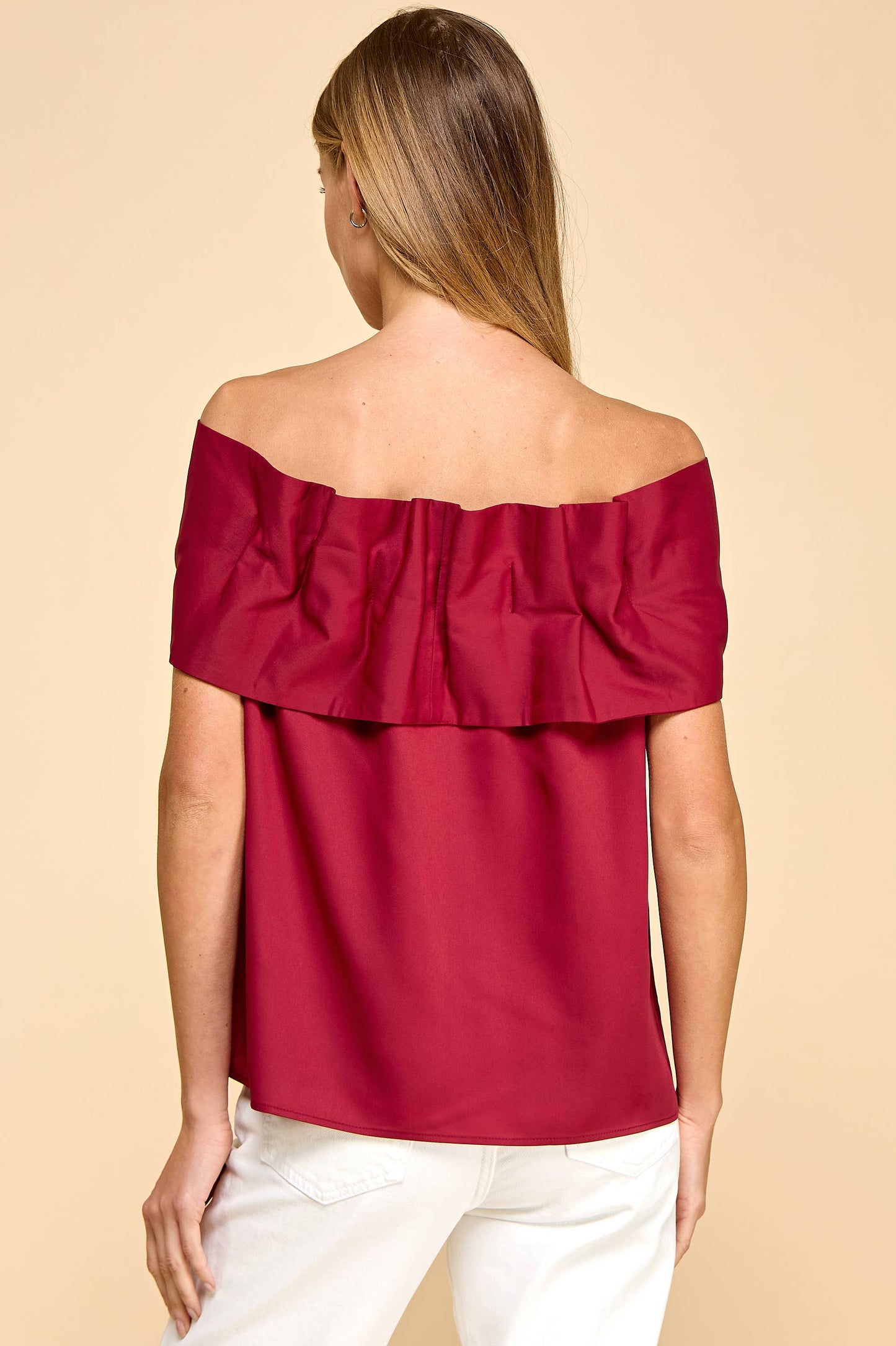 The Bow Top - Crimson
