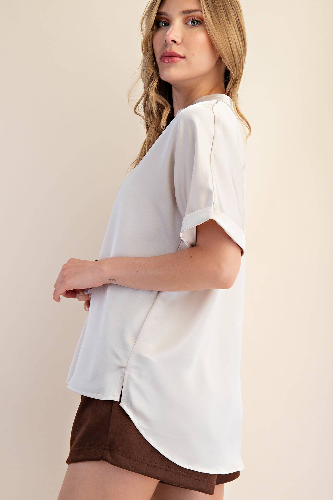 The Landry Blouse - Ivory