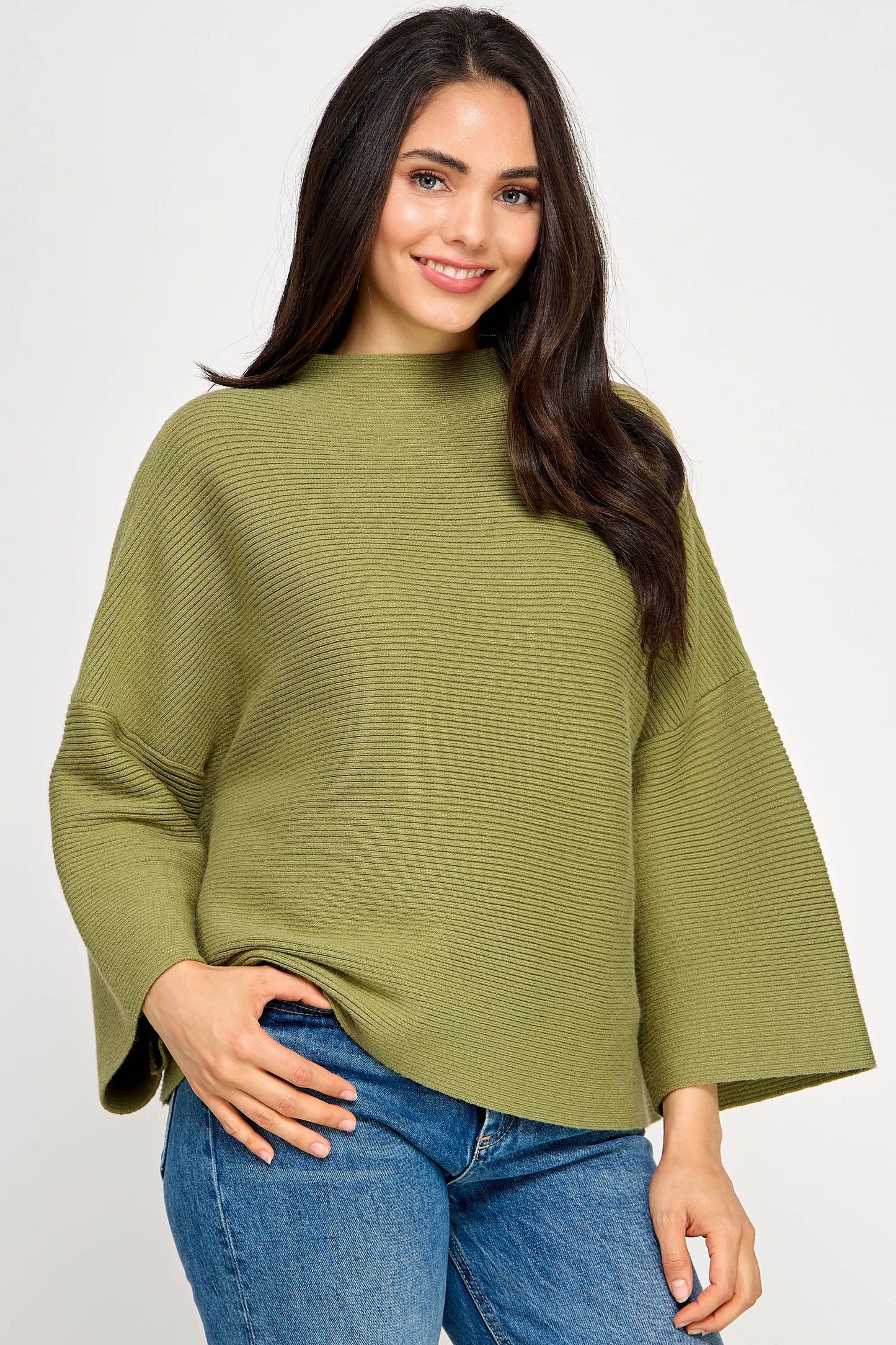 The Mara Sweater - Light Sage