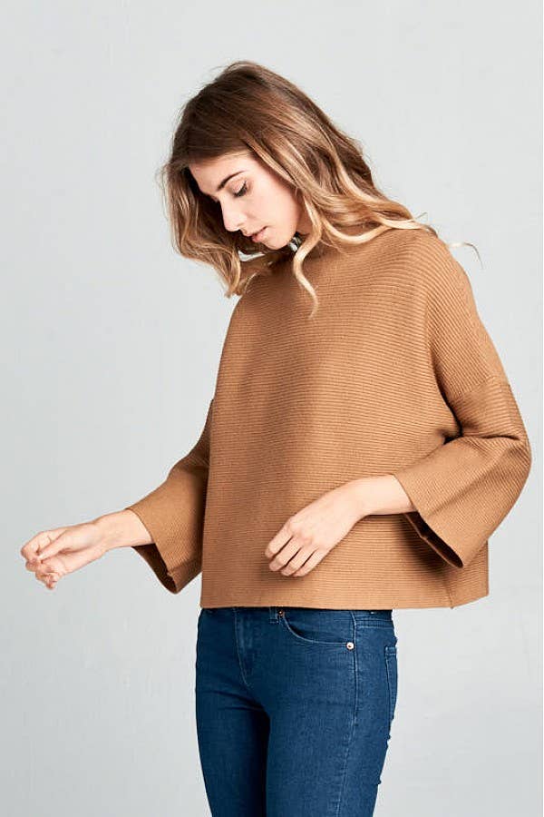 The Mara Sweater - Camel