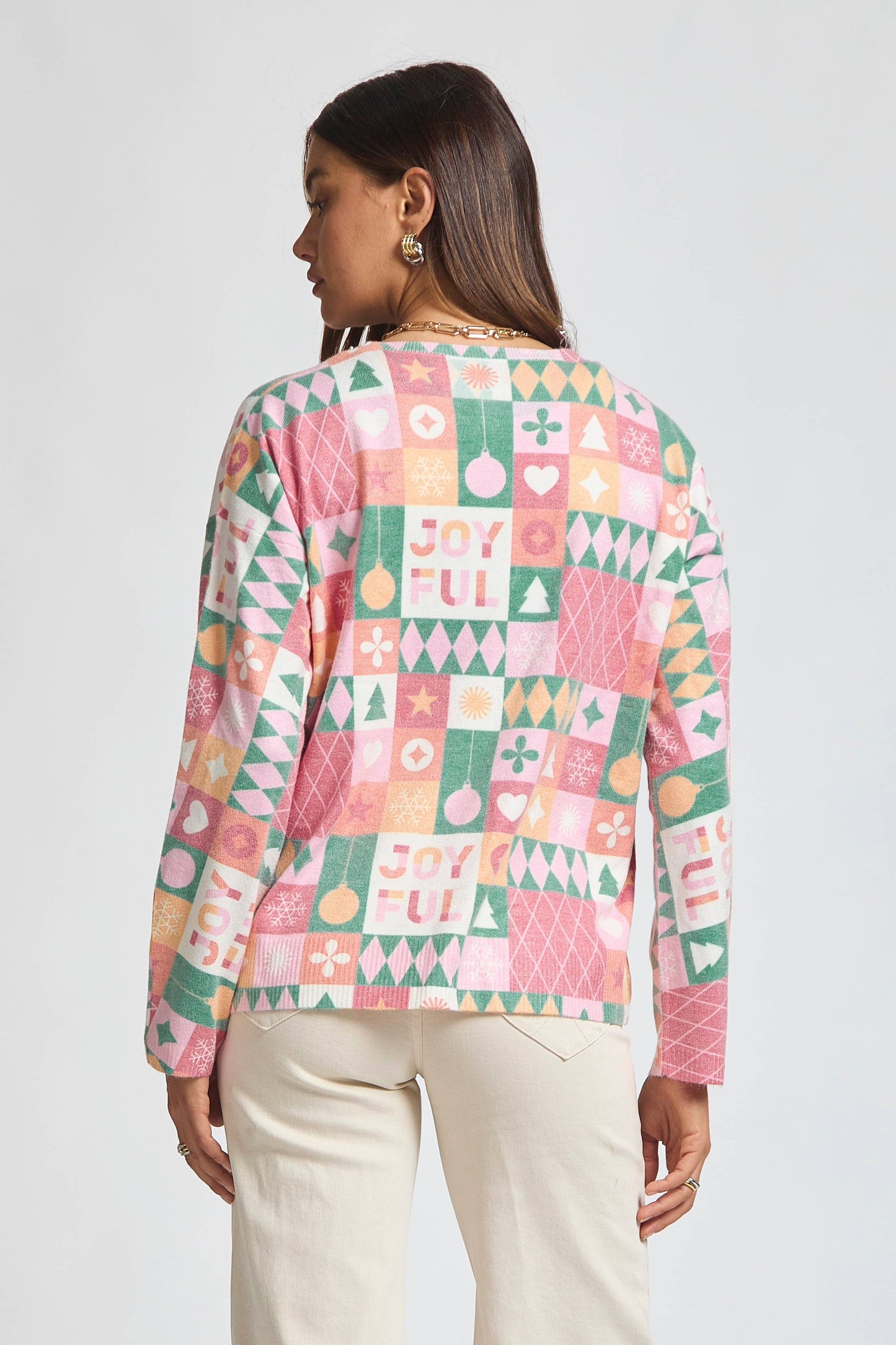 Holiday Checkered Sweater