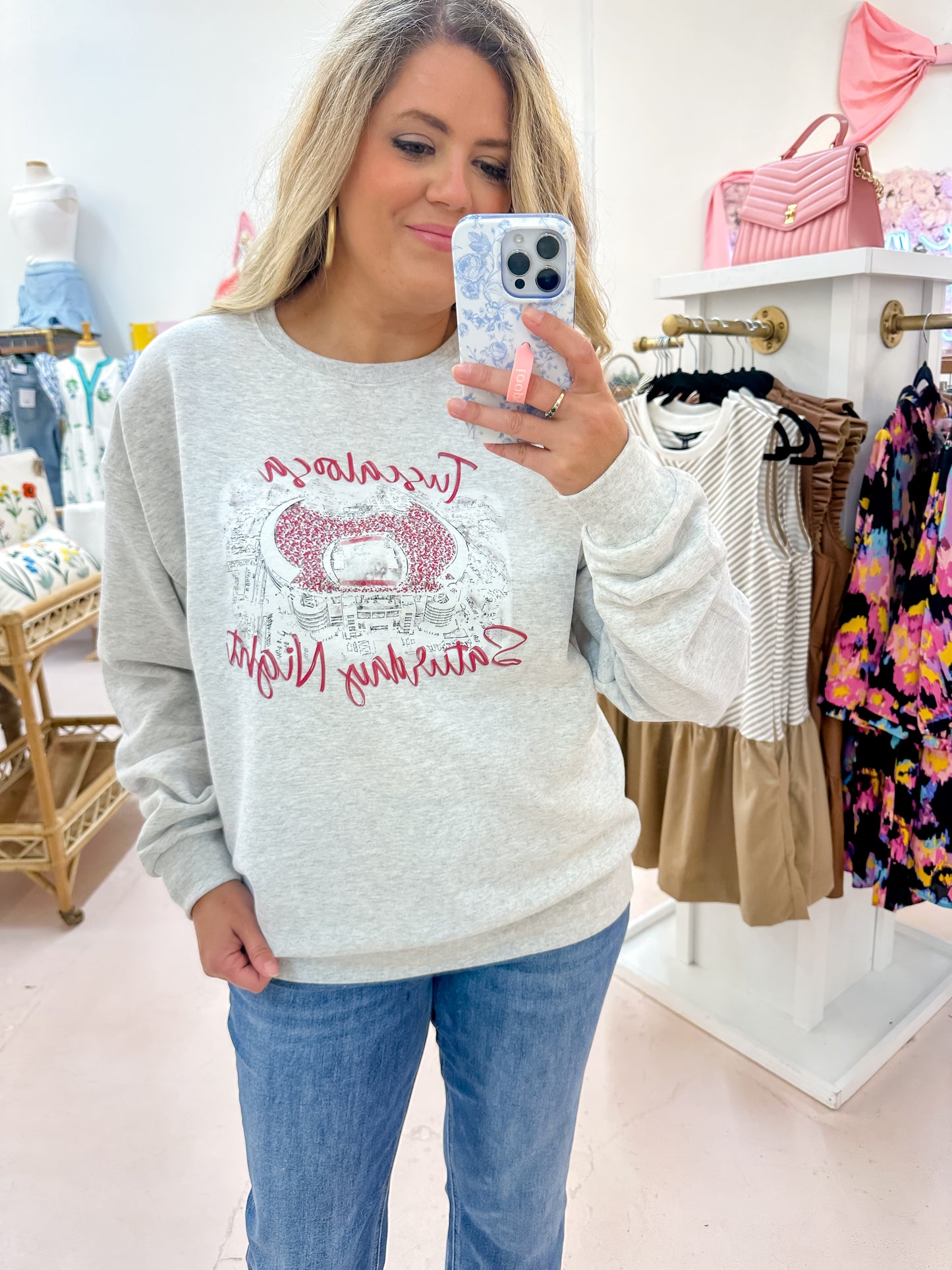 Tuscaloosa Night Sweatshirt (Gray)