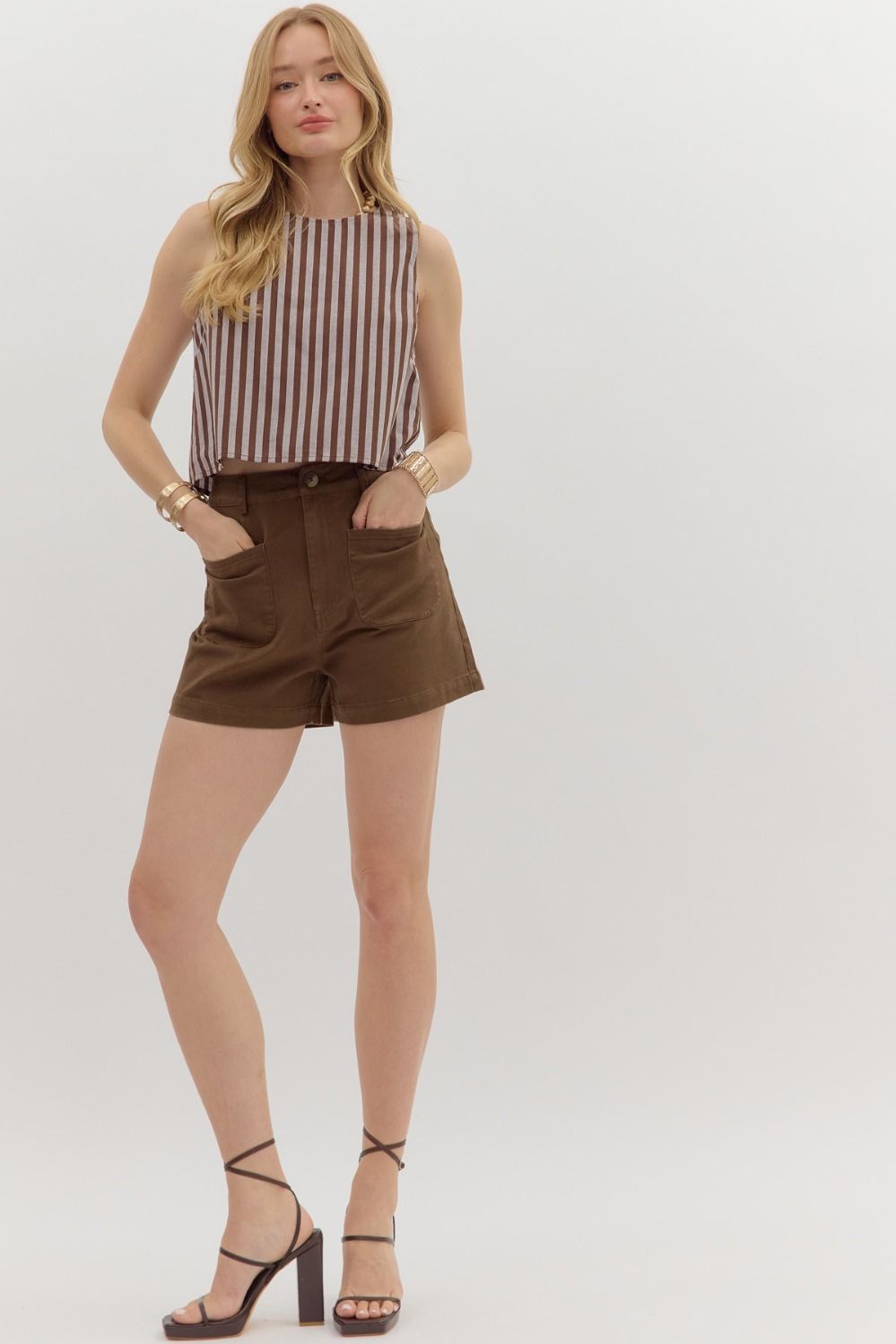 The Lauren Shorts - Brown