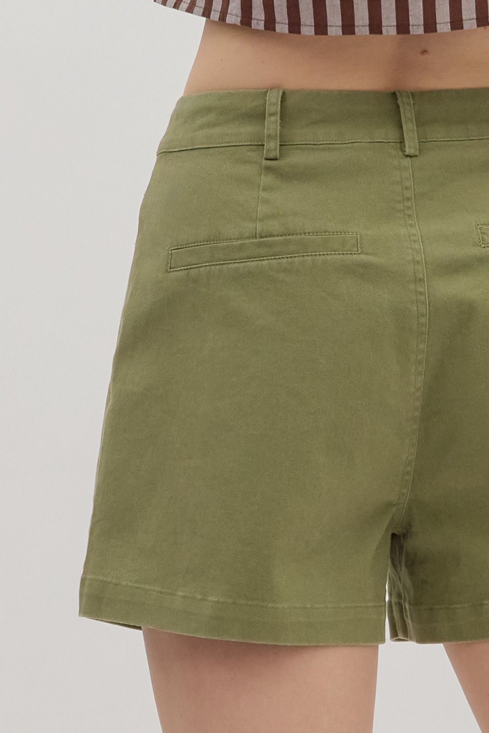 The Lauren Shorts -Olive