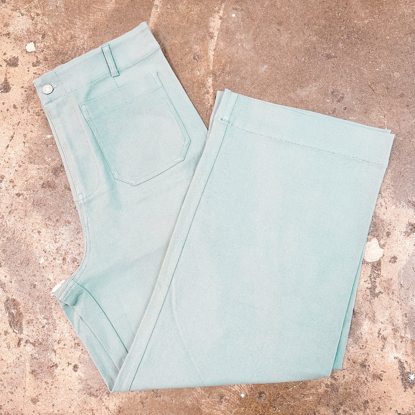 Soft Wide Leg Pants -Sage