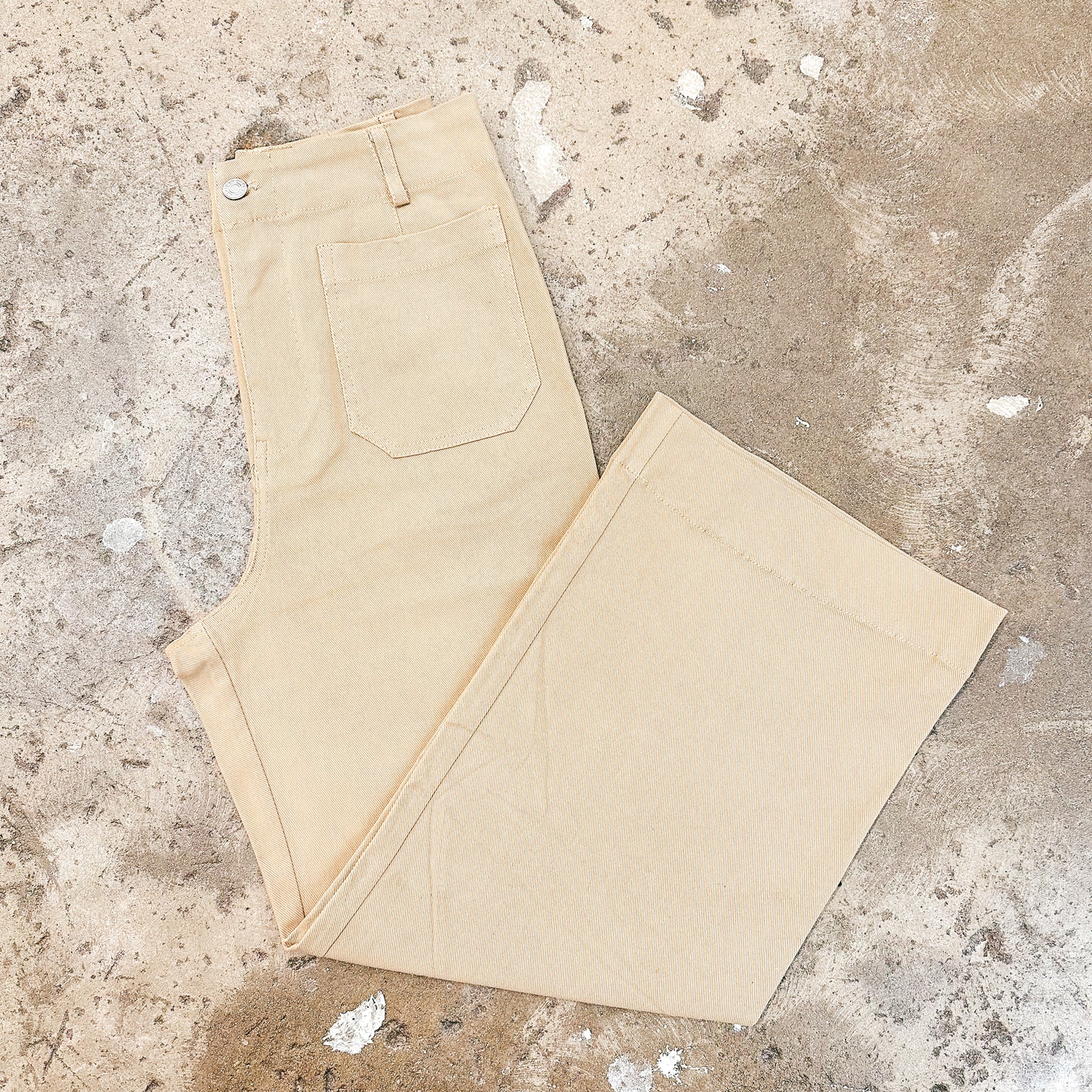 Soft Wide Leg Pants -Taupe