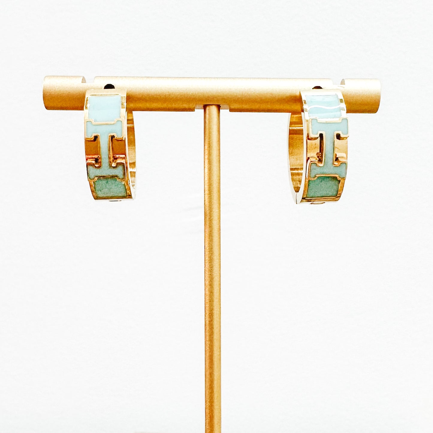 Blue Hello Hoops