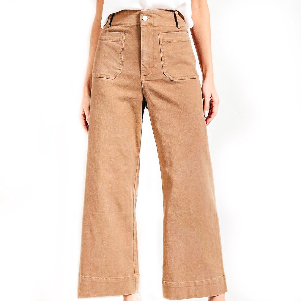 Soft Wide Leg Pants - Coco