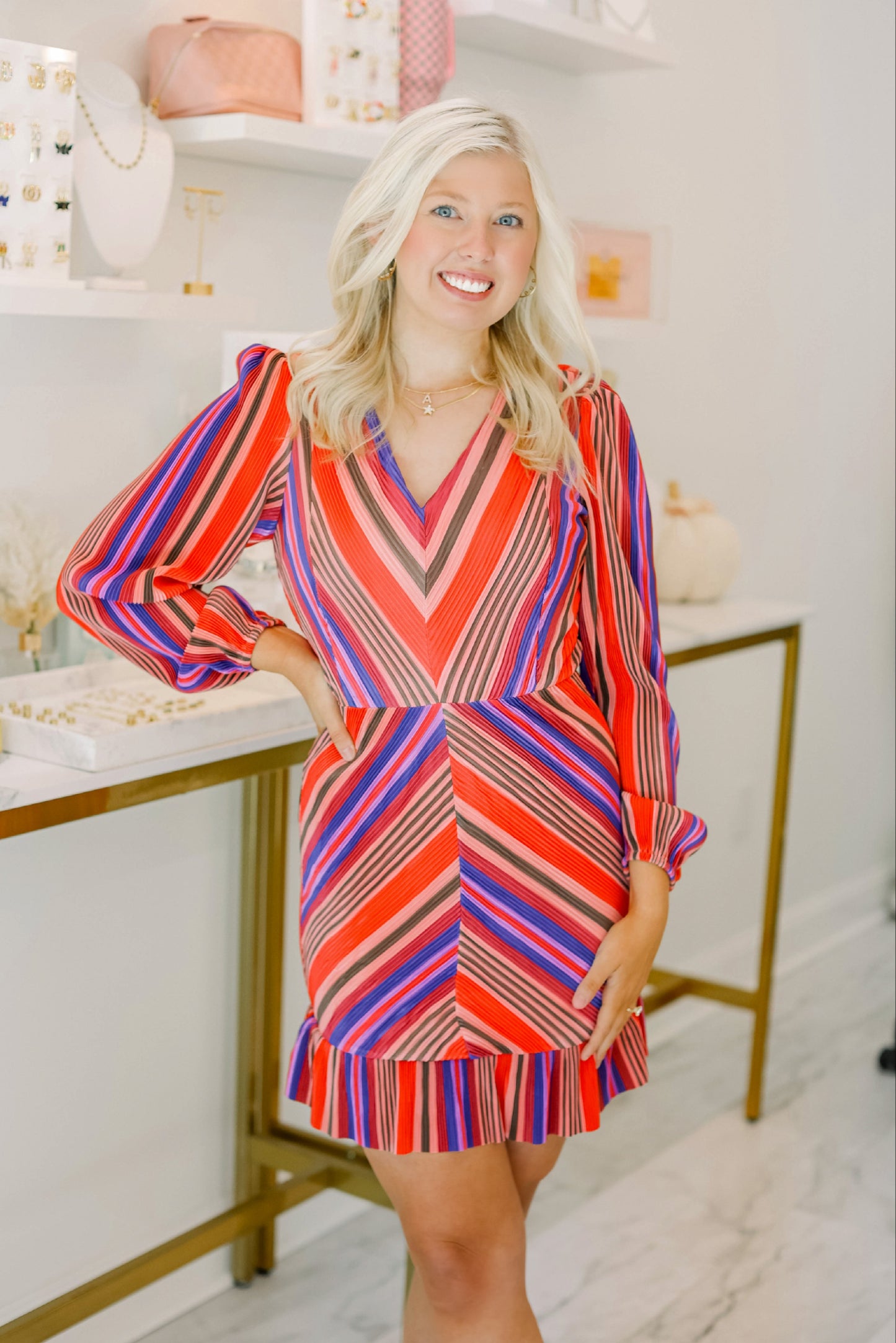 Sultry Stripes Dress