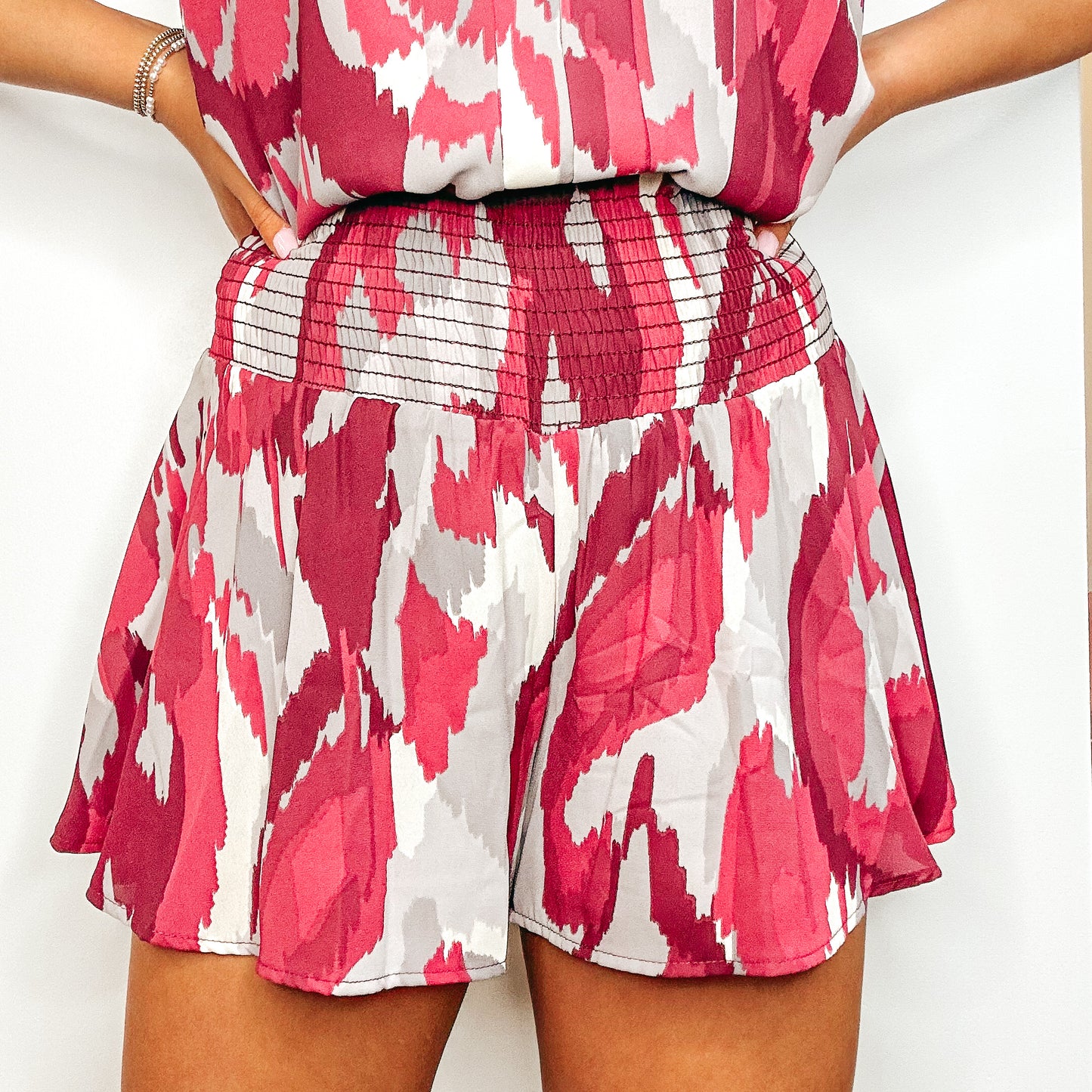 Bailee Shorts - Crimson Spirit