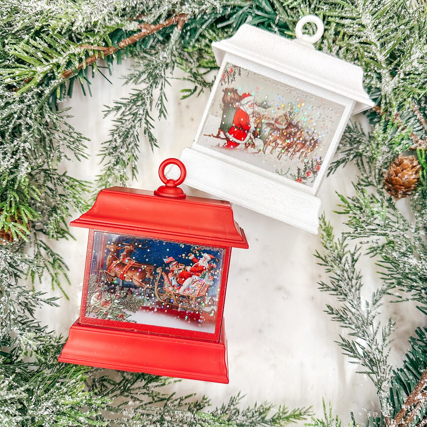 Santa Sleigh Lantern