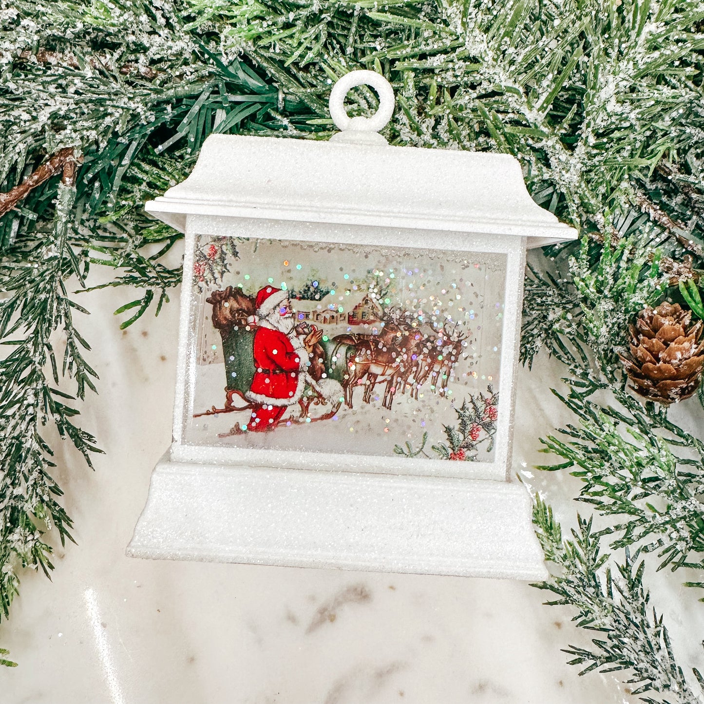 Santa Sleigh Lantern