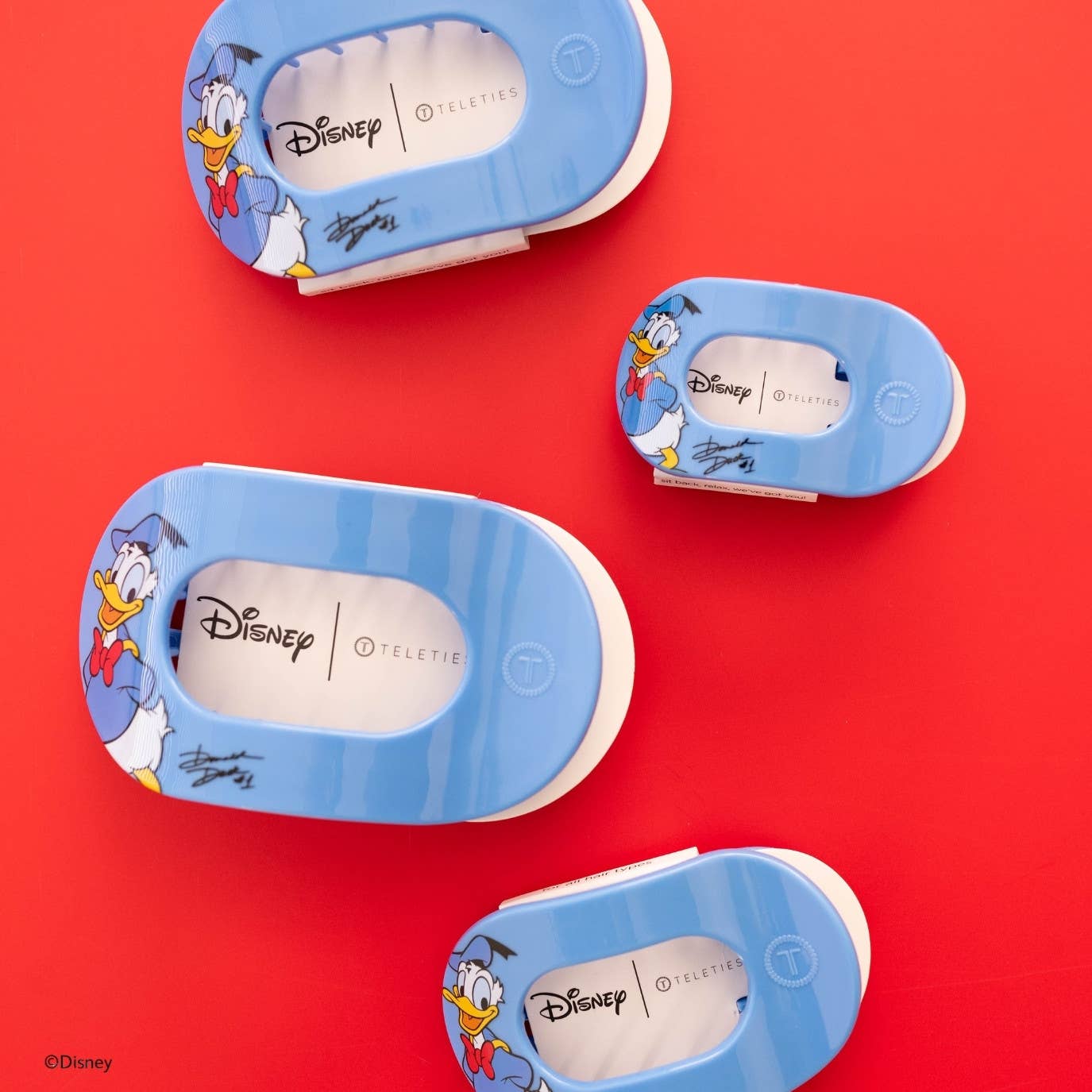 Flat Round Hair Clip | Small | Donald Duck