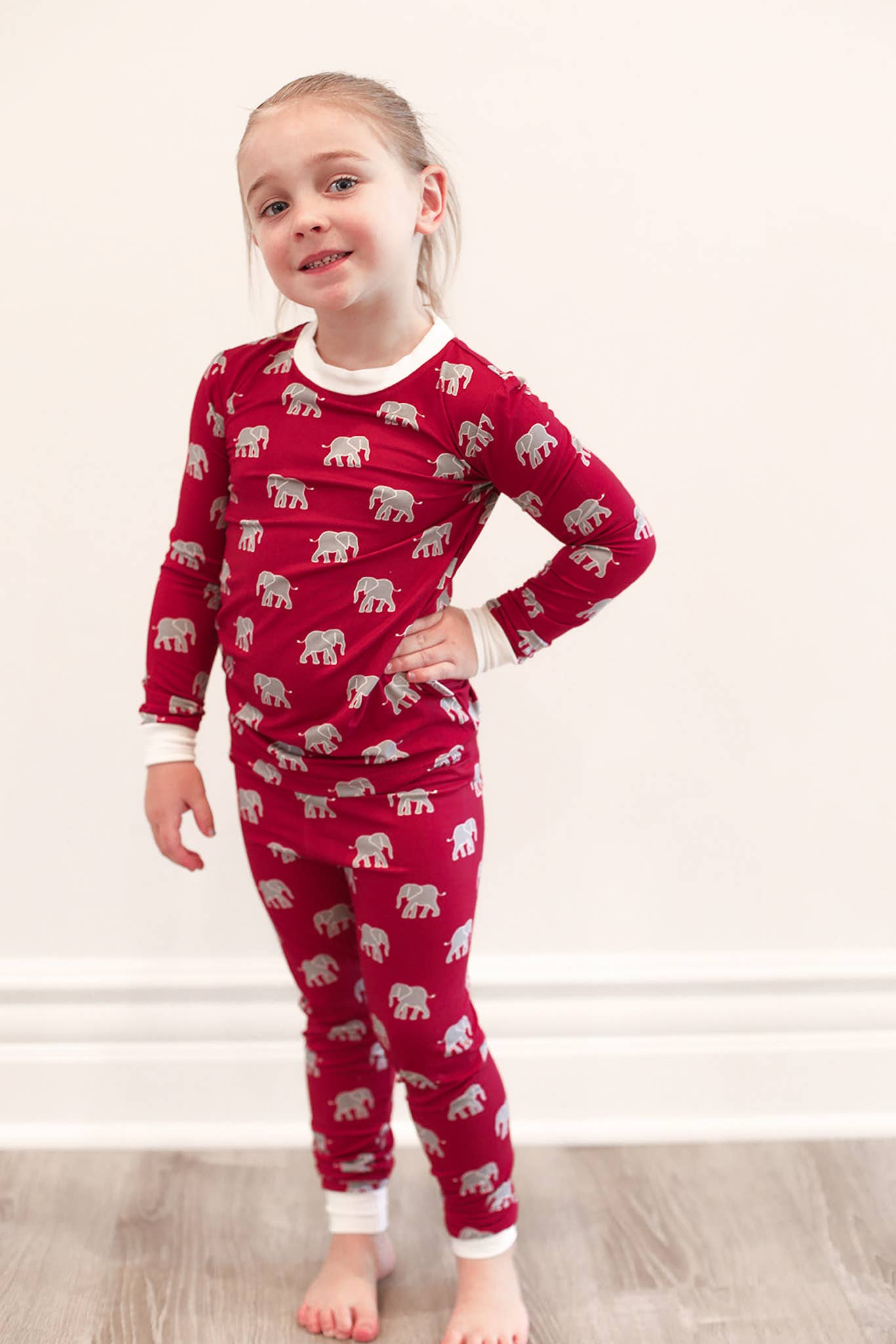 Elephant 2 Piece Bamboo PJs
