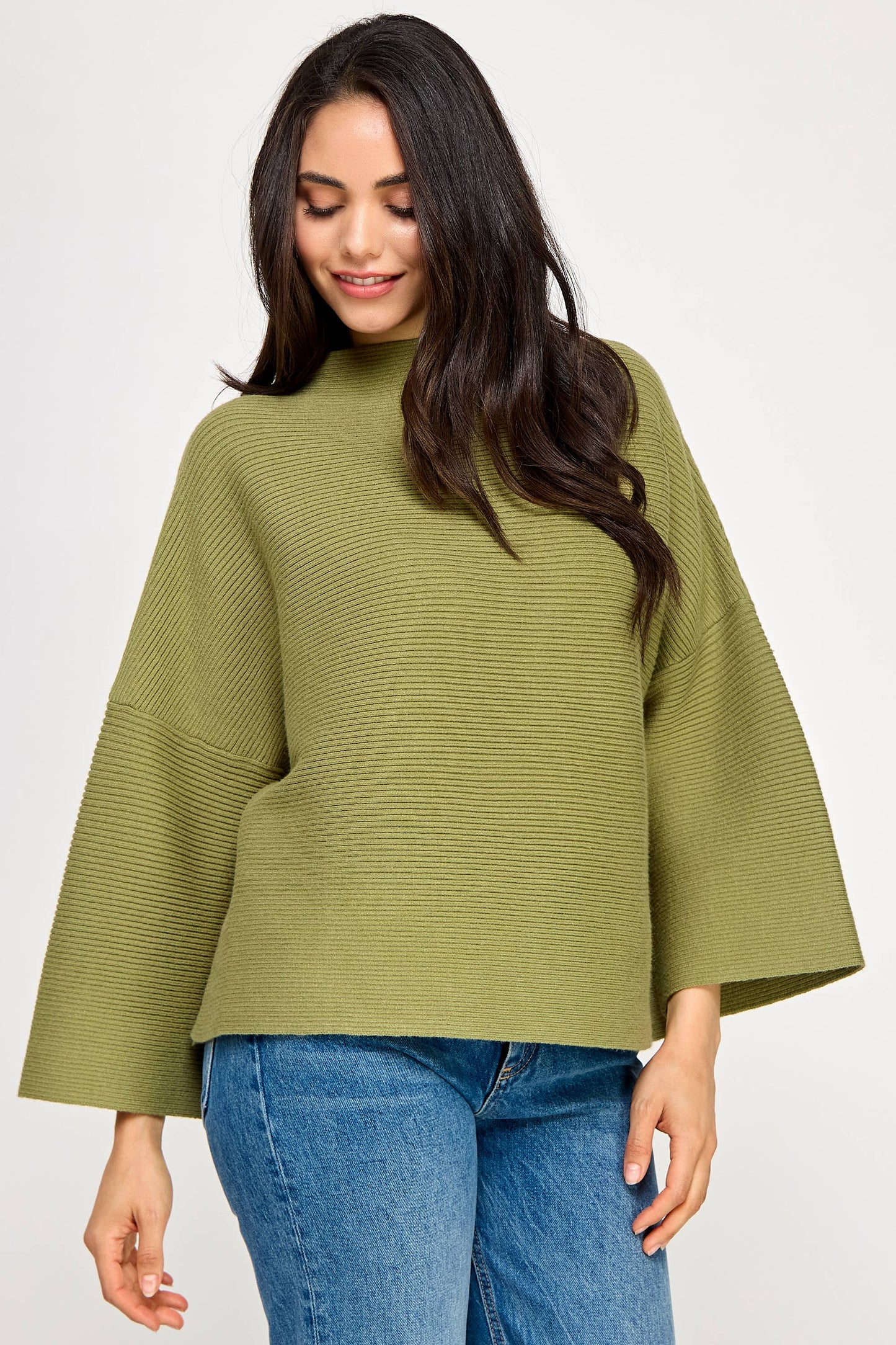 The Mara Sweater - Light Sage