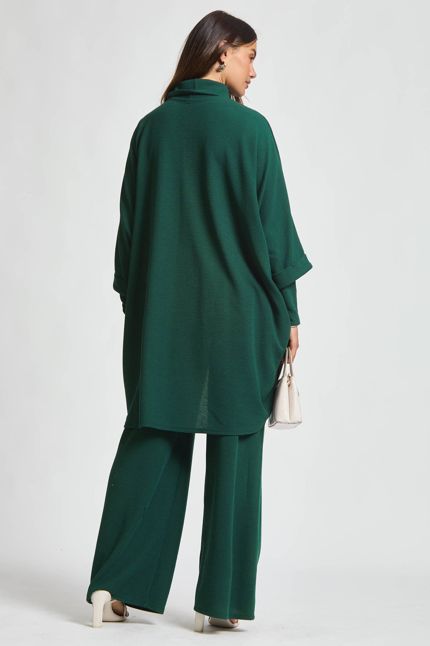 3-Piece Cozy Lounge Set - Hunter Green