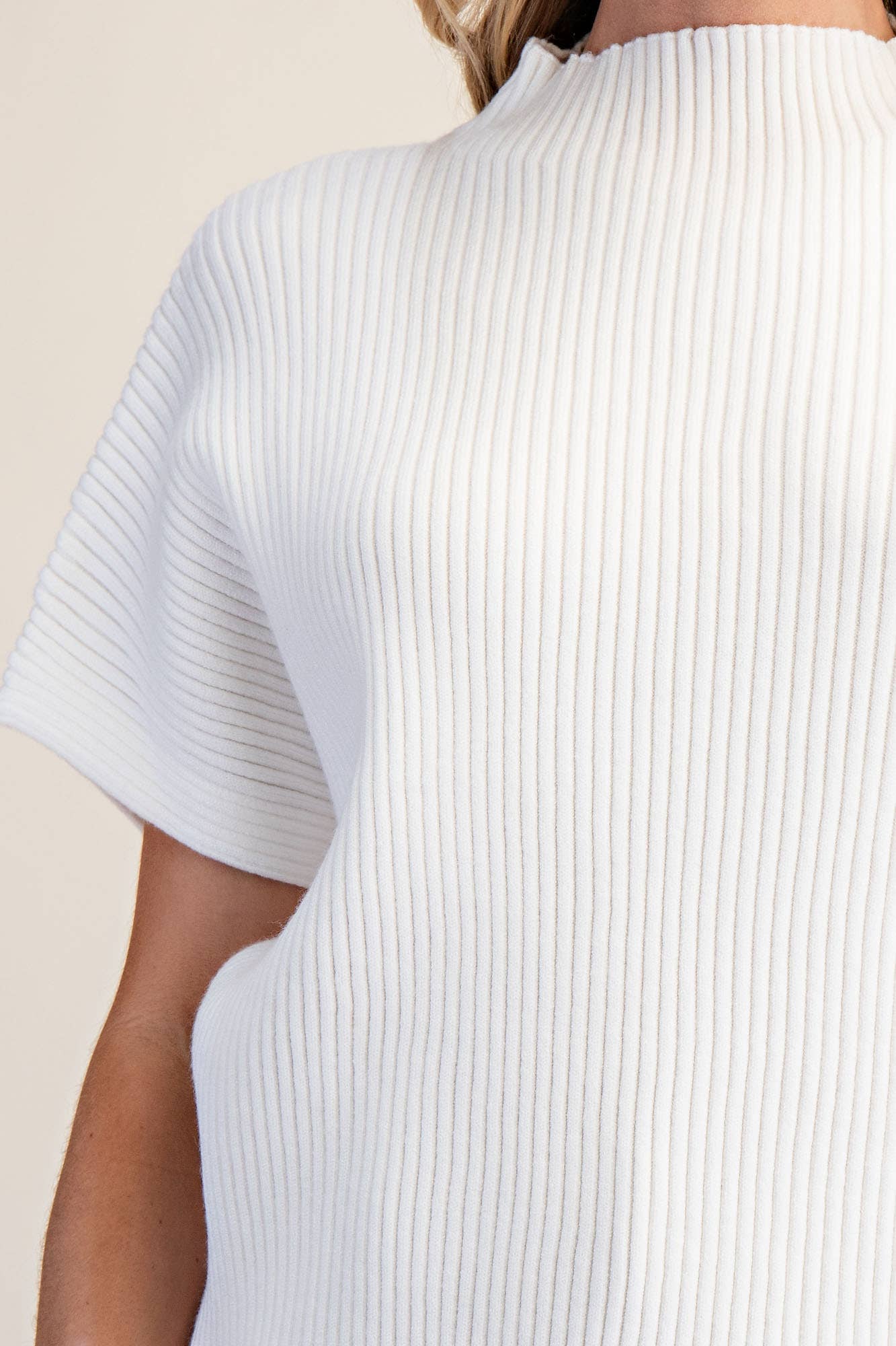 The Maybelle Sweater - White