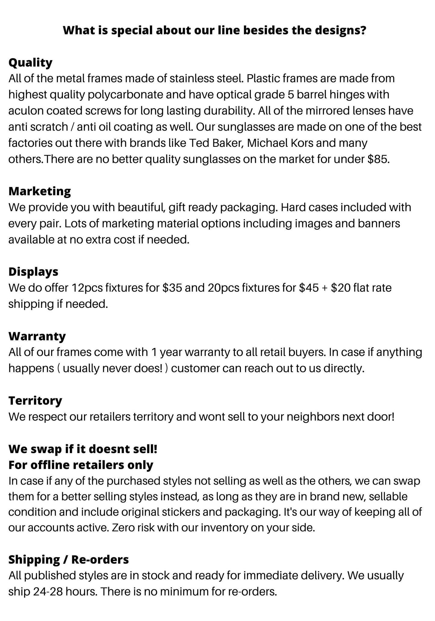 Collins Sunglasses: Tortoise / Gold