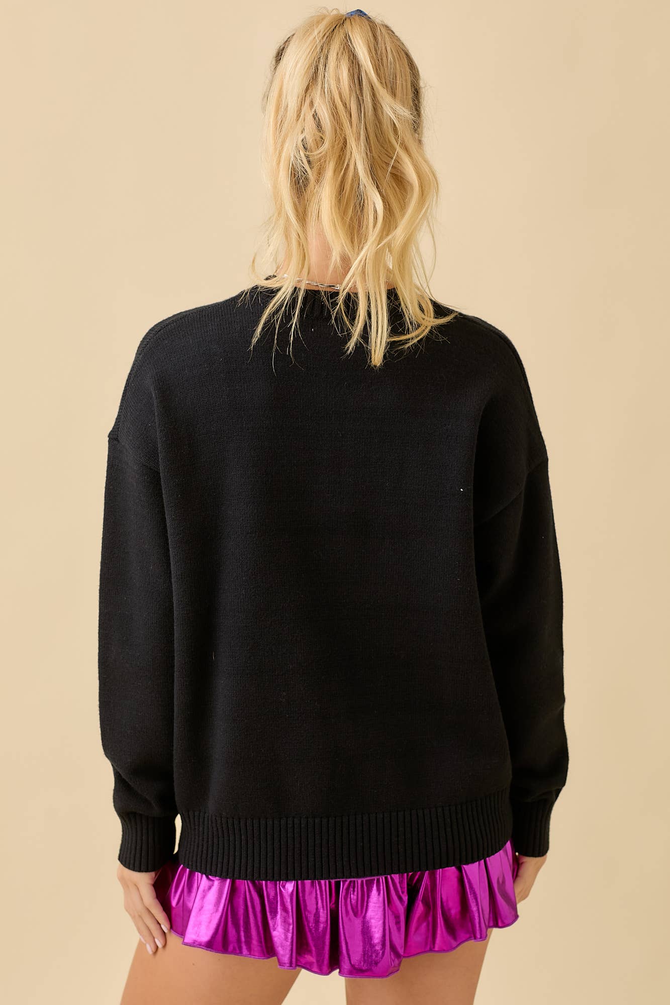 Sequin Witch Hat Sweater